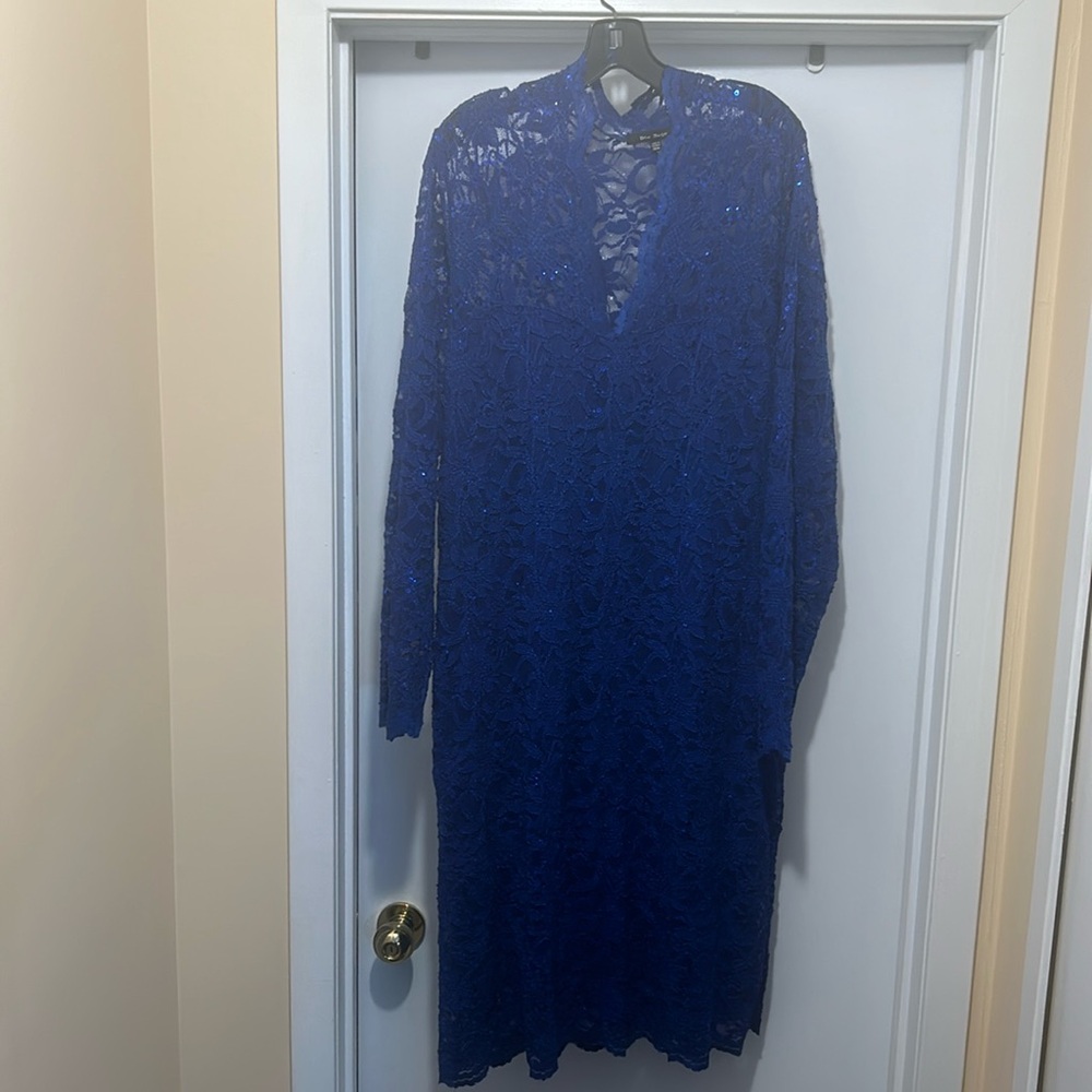 Beautiful Royal blue sequined after five dress